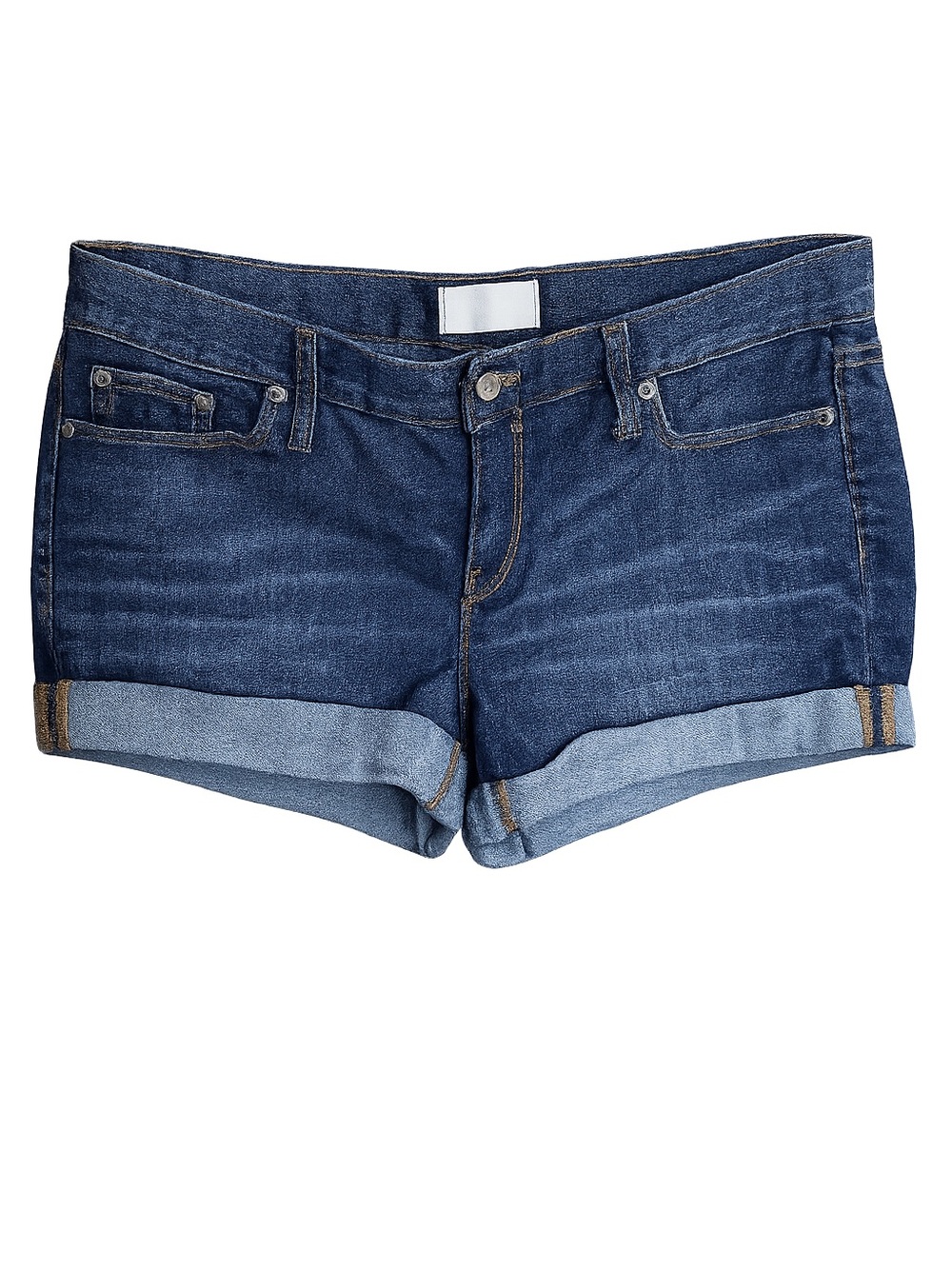 Banana Republic Dark Wash Cuffed Denim Jean Shorts Size 29 / 8 like new